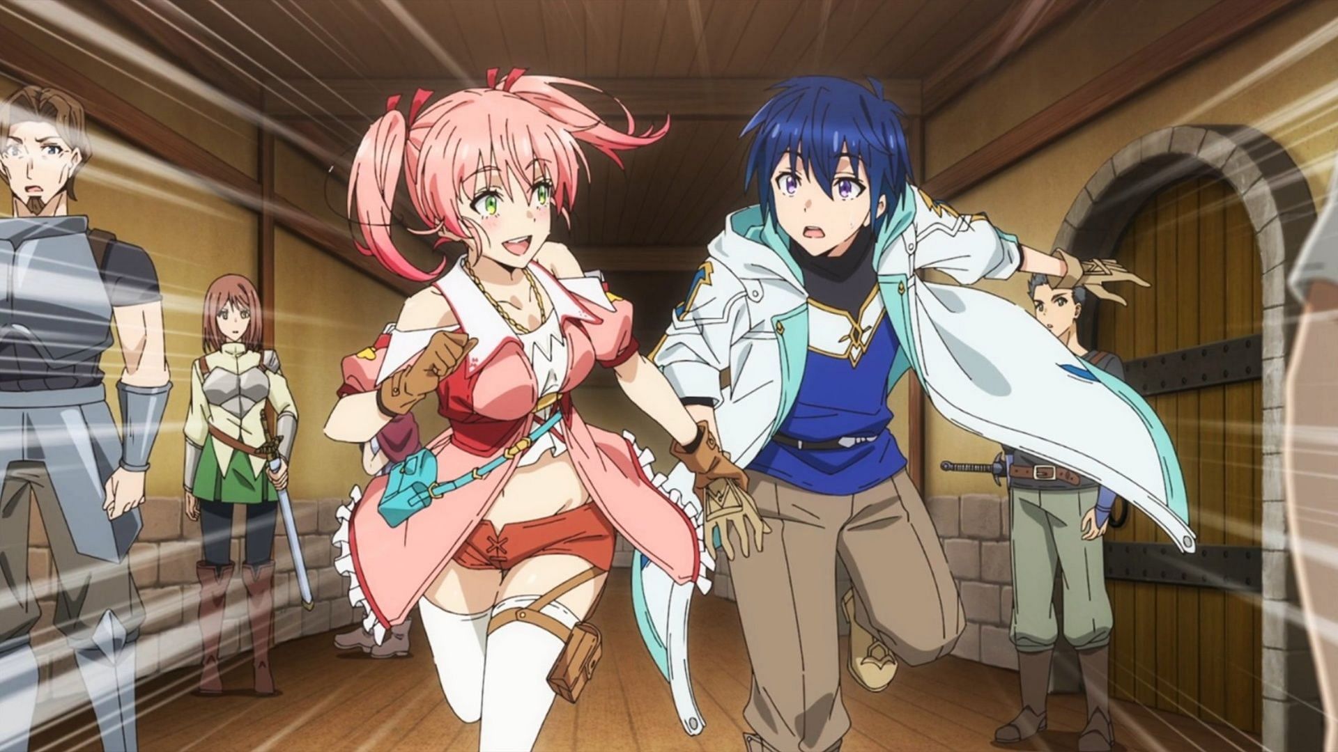 Yui and Lloyd as seen in Scooped Up by an S-Ranked Adventurer episode 1 (Image via Felix Film)
